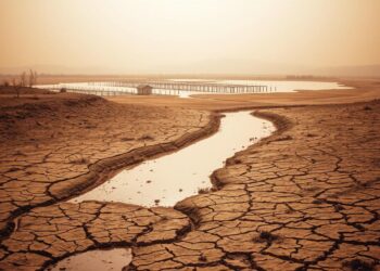 disappearing lakes and rivers