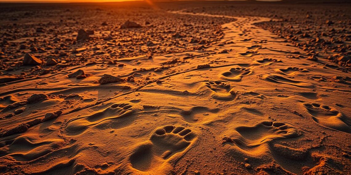 the oldest human footprints