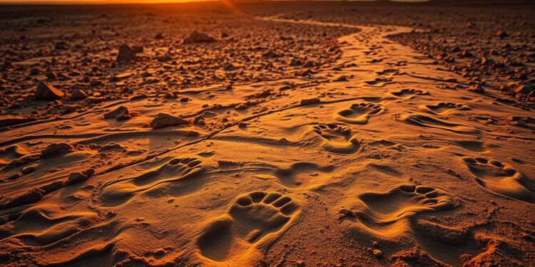 the oldest human footprints