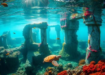 underwater ruins